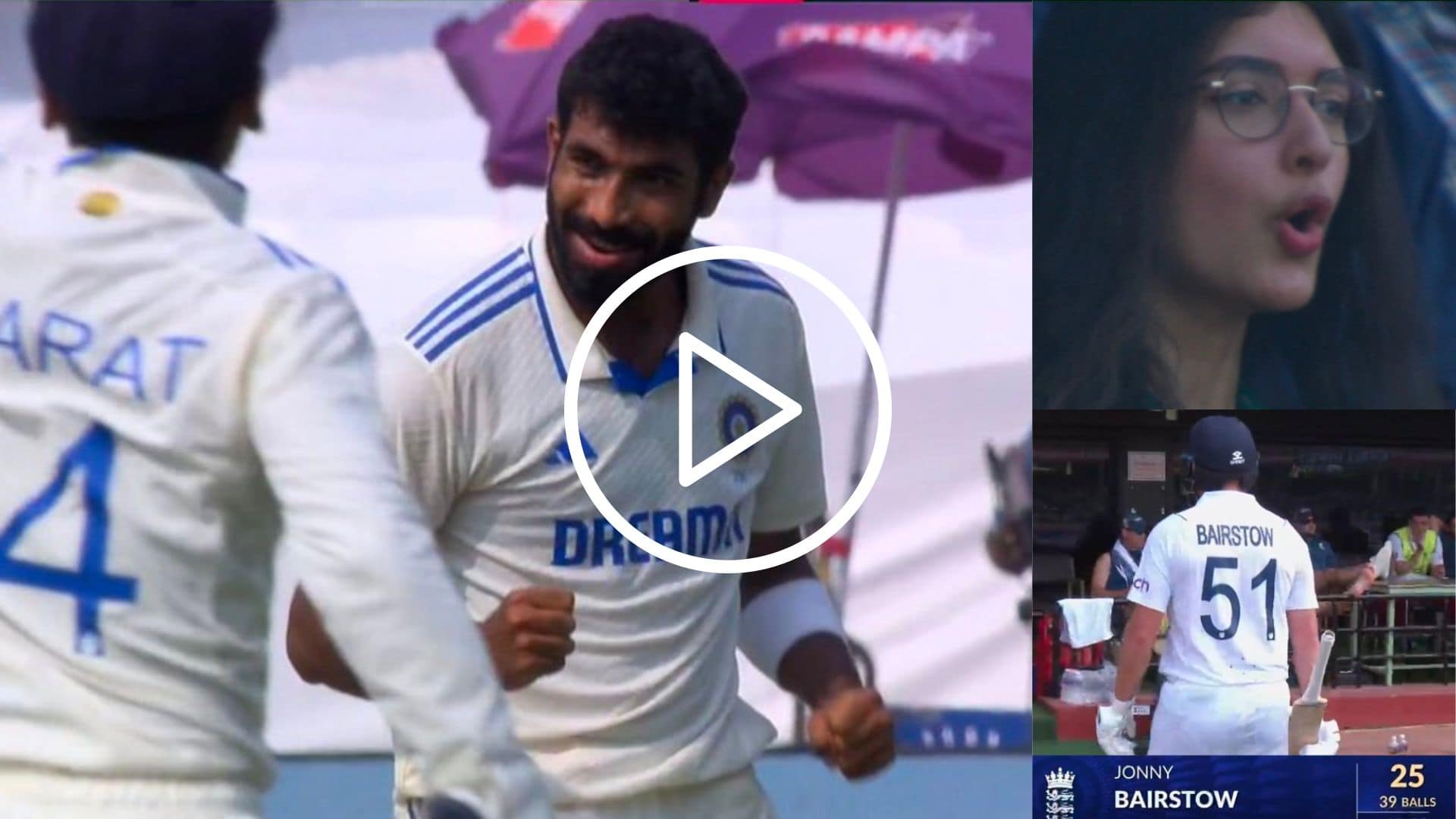 [Watch] Unstoppable Jasprit Bumrah Makes Mockery Of Bairstow; ENG 5 Down In Vizag